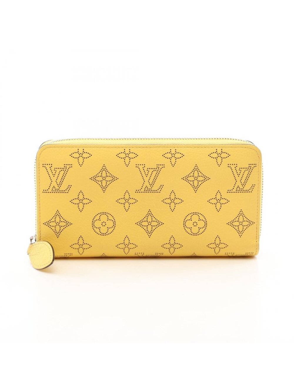 Louis Vuitton Round Wallet Zippy Jaune Leather